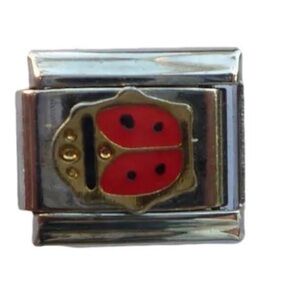 Ladybug 9mm #jewelry  #Italiancharm #ladybugcharm